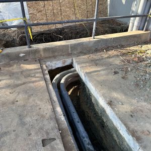 ft meade outside pipe install 3